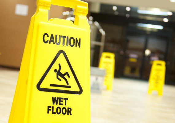 wet floor hotel